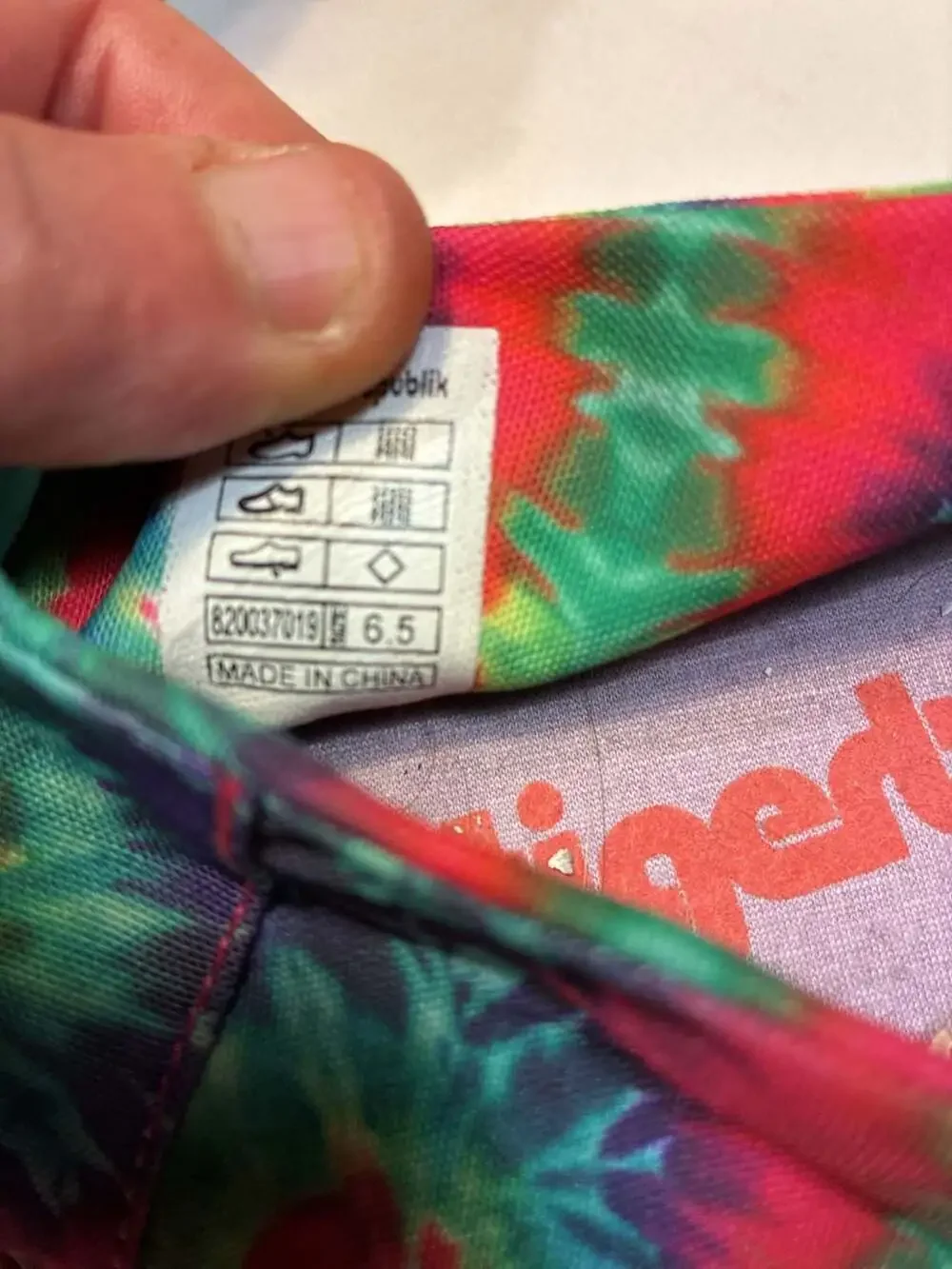 Tigerbear Republik Tie-Dye Bowie Bunny Canvas Slip-On Espadrilles